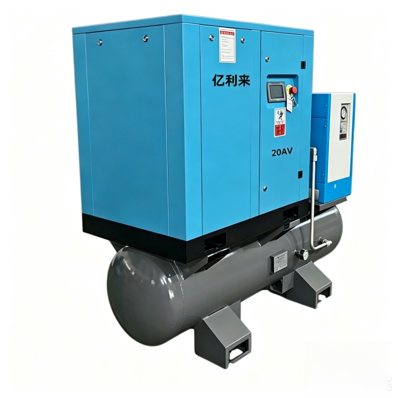 15kW 4 in 1 ফিক্সড স্পিড সিঙ্গেল স্টেজ এয়ার কম্প্রেসার