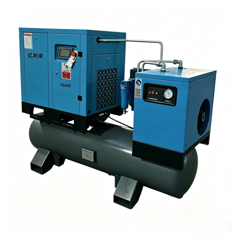 7.5kW উচ্চ চাপ 4 ইন 1 ফিক্সড স্পিড এয়ার কম্প্রেসার
